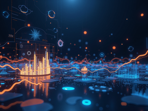 区块链域名价值分析图表,显示域名在数字资产和金融科技领域的商业潜力,深色背景配蓝色高亮元素